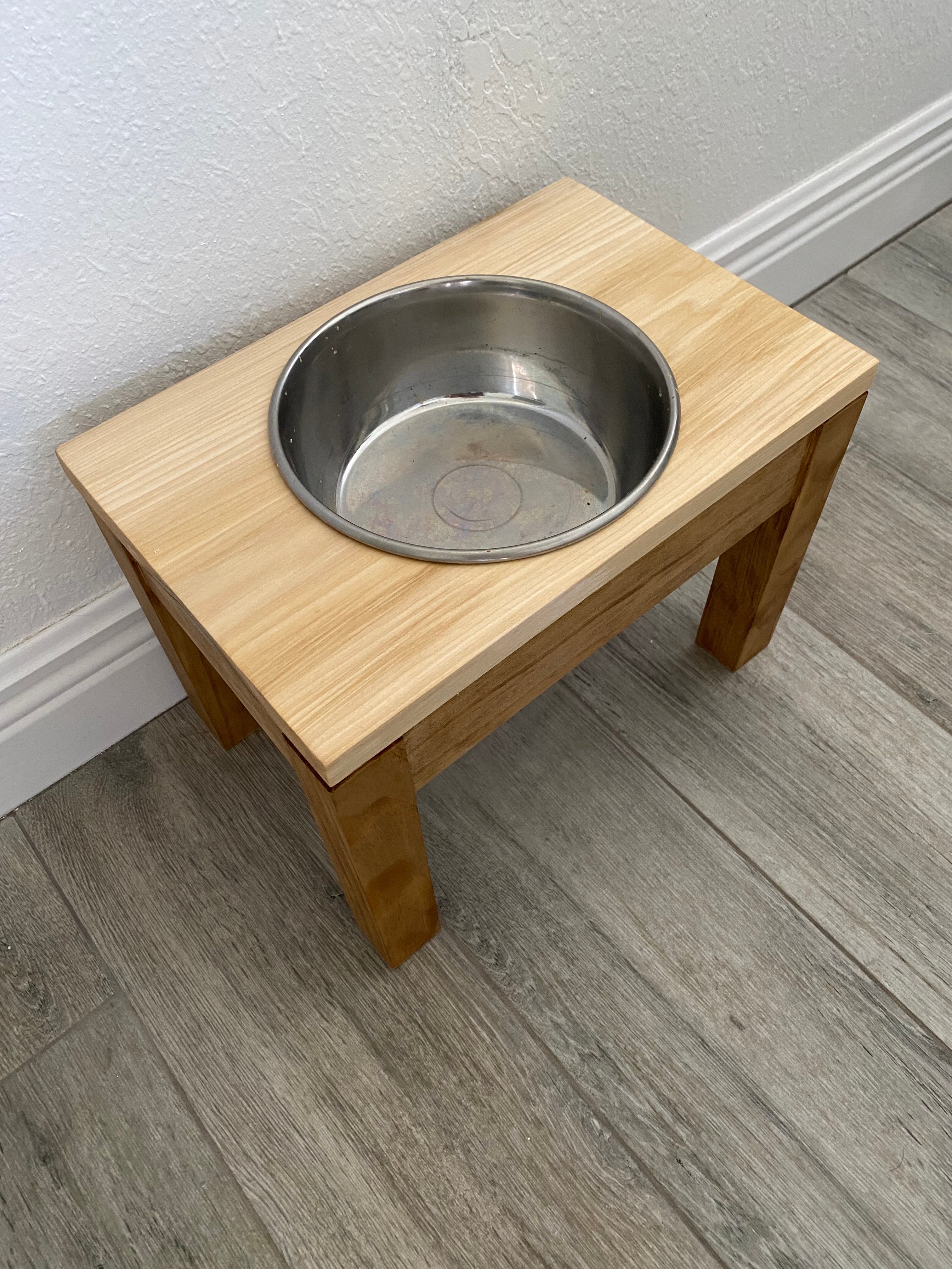 Raised Resin Dog Bowl Stands – Sandia Mountain Woodworks
